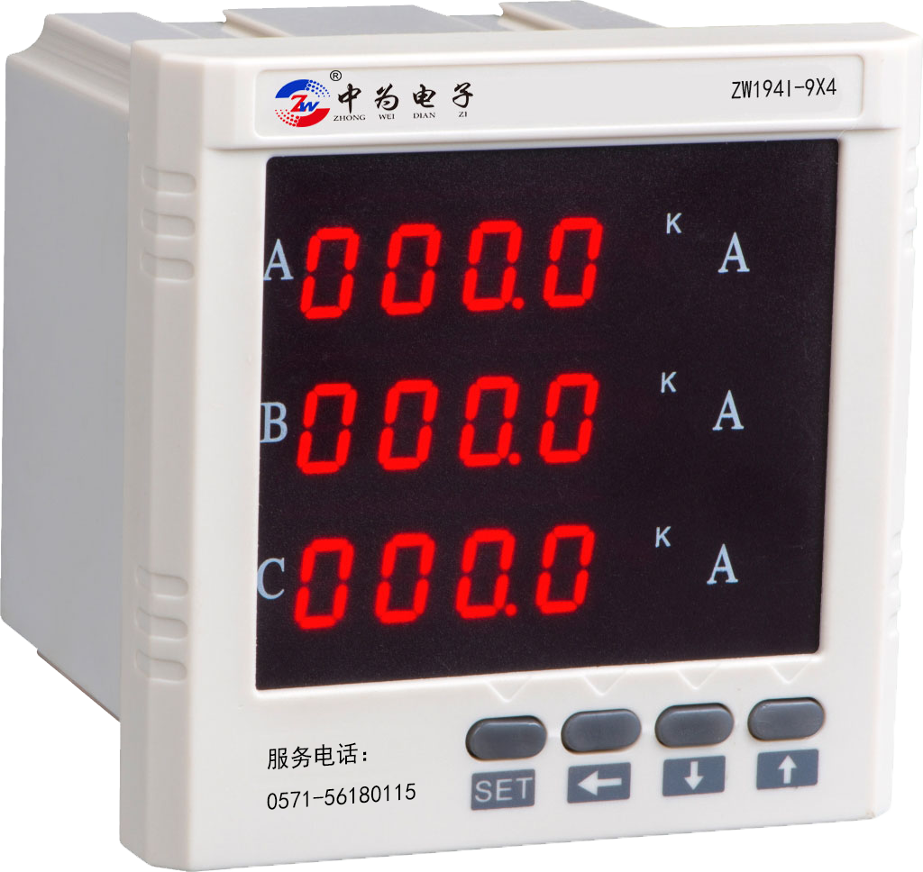 ZW194I-9X4普通型三相电流表